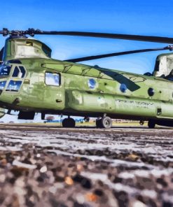Boeing CH 47 Chinook Military Paint By Numbers
