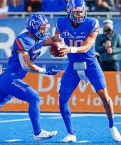 Boise State Football Team Paint By Numbers