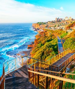 Bondi To Coogee Seascape Paint By Numbers