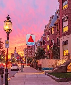 Boston Fenway Scene Paint By Numbers