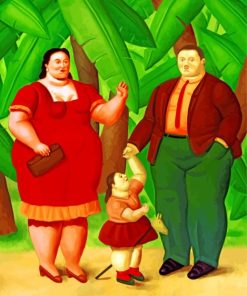Botero Family Art Paint By Numbers