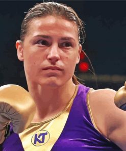 Women Boxer Katie Taylor Paint By Numbers