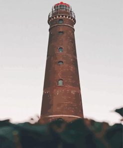 Brick Lighthouse Scenic Paint By Numbers
