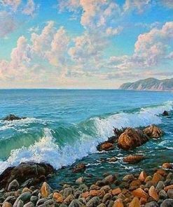 Coastal September Ocean Paint By Numbers