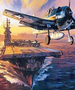 Military Warships Seascape Paint By Numbers