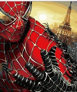 Spiderman Superhero Paint By Numbers