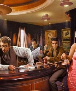 Hollywood Stars in a Bar Paint By Numbers
