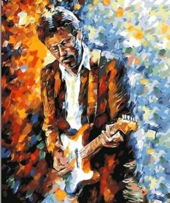 Eric Clapton Celebrity Guitarist Paint By Numbers