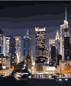 Manhattan Skyline Walk Paint By Numbers