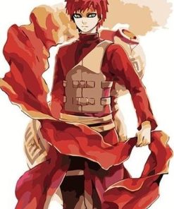 Gaara Anime Masterpiece Paint By Numbers