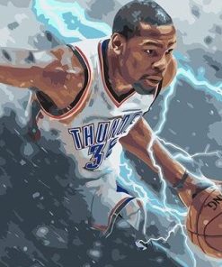 Kevin Durant Basketball Paint By Numbers