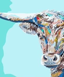 Colorful Cow Animals Paint By Numbers
