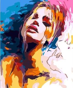 Modern Woman Colorful Paint By Numbers