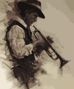 Black Musician Paint By Numbers