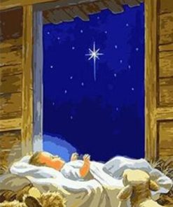 Baby Dreamy Night Paint By Numbers