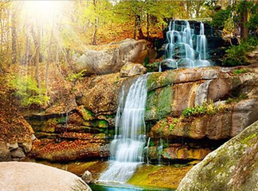 Bricolage-colorings-images-par-num-ros-avec-des-couleurs-une-cascade-au-soleil-image-dessin-peinture