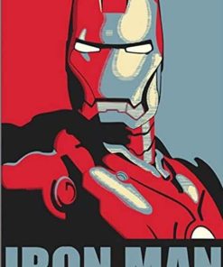Iron Man Superhero Marvel Paint By Numbers