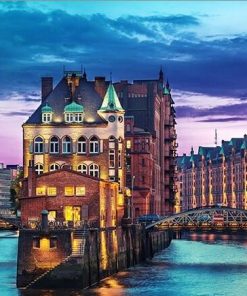 Speicherstadt Hamburg Street Paint By Numbers