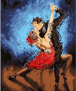 Latin Dancer Couple Love Paint By Numbers