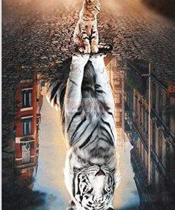 Cat Becomes Tiger Paint By Numbers