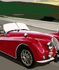Classic Car Engines Paint By Numbers