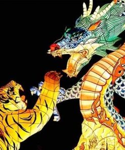 Crouching Tiger Dragon Paint By Numbers