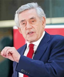 British Leader Gordon Brown Paint By Numbers