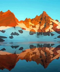 Broken Top Oregon Mountains Paint By Numbers