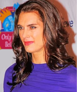 Brooke Shields Iconic Beauty Paint By Numbers