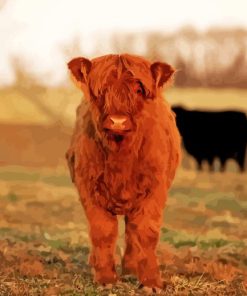 Brown Cow Painting Kit Paint By Numbers