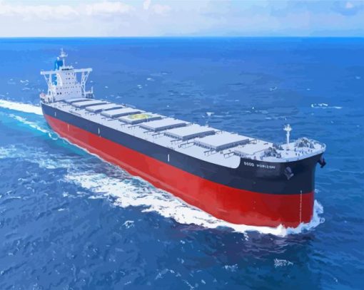 Bulk-carrier-ship-paint-by-numbers