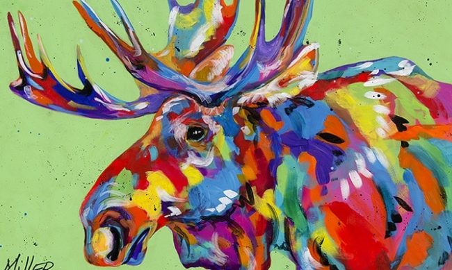 Bull Moose Wildlife Paint By Numbers