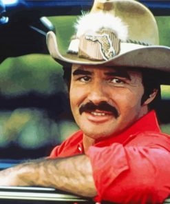 Burt Reynolds Actor Art Paint By Numbers