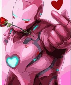Iron Man Romance Heroes Paint By Numbers