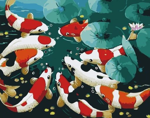 CHENISTORY-Frame-Fish-DIY-Painting-By-Numbers-Acrylic-Coloring-By-Number-Handpainted-For-Home-Decor-Calligraphy_1