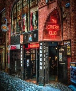 Liverpool Nightclub Cityscape Paint By Numbers