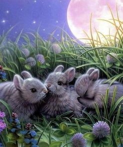 Rabbit Nature Scene Paint By Numbers