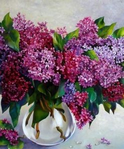 Purple Flower Beauty Paint By Numbers
