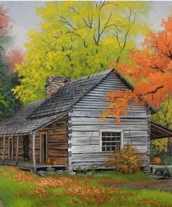 Autumn Grassland Scenery Paint By Numbers