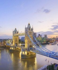 London Bridge Cityscape Paint By Numbers