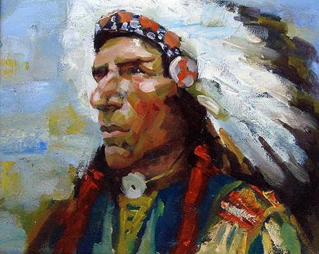 Native American Chief Paint By Numbers