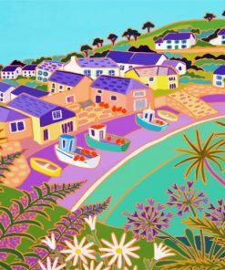 Cadgwith Cove Scenic Paint By Numbers