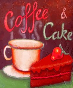 Cake And Coffee Delight Paint By Numbers
