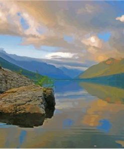 Cameron Lake Escape Paint By Numbers