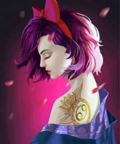 Cancer Lady Zodiac Paint By Numbers
