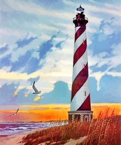 North Carolina Cape Hatteras Paint By Numbers
