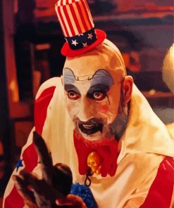 Captain Spaulding Movie Character Paint By Numbers