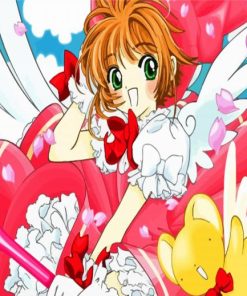 Cardcaptor Sakura Kinomoto Anime Paint By Numbers