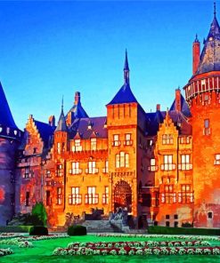 Utrecht De Haar Castle Paint By Numbers