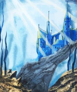 Castle Under The Sea Art Paint By Numbers